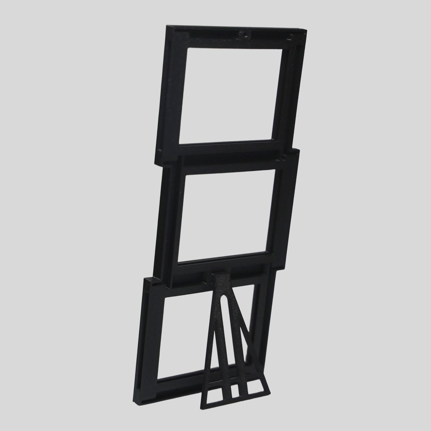 Marco de 3 fotos - 3 Horizontal / 12 fotos MDF Personalizadas / Plumón blanco